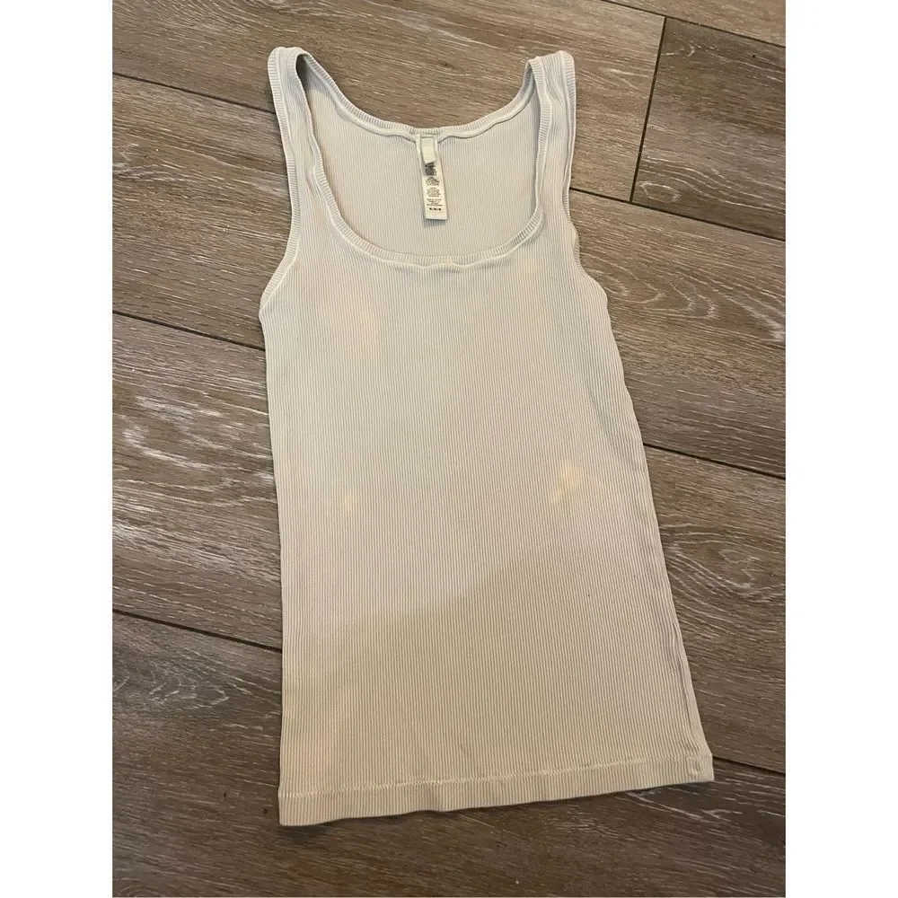 Skims Cotton Rib Long Tank Defect - Picture 14 of 16